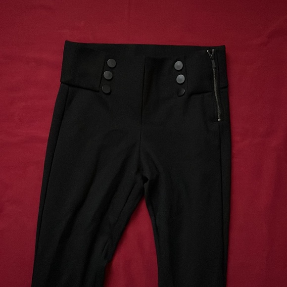 NWOT Zara Sz M High-waisted Leggings with Elastic Waistband. - Picture 6 of 11